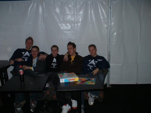 Begrip i en soffa på Oslo LAN