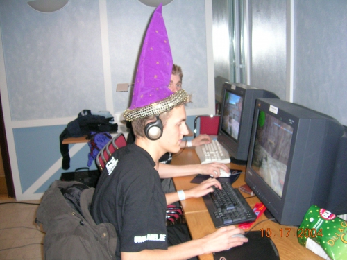 zaffe med trollkarlshatt på RZ med Begrip