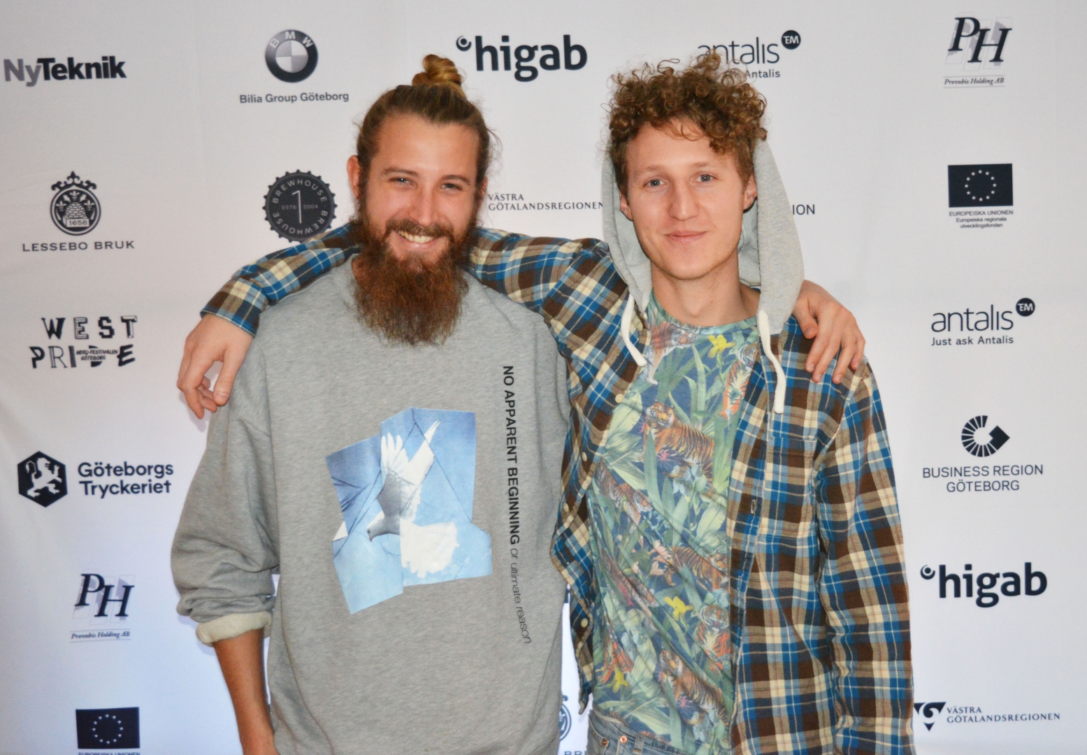 De båda grundarna, Anton Wallin och Viktor Källbom.