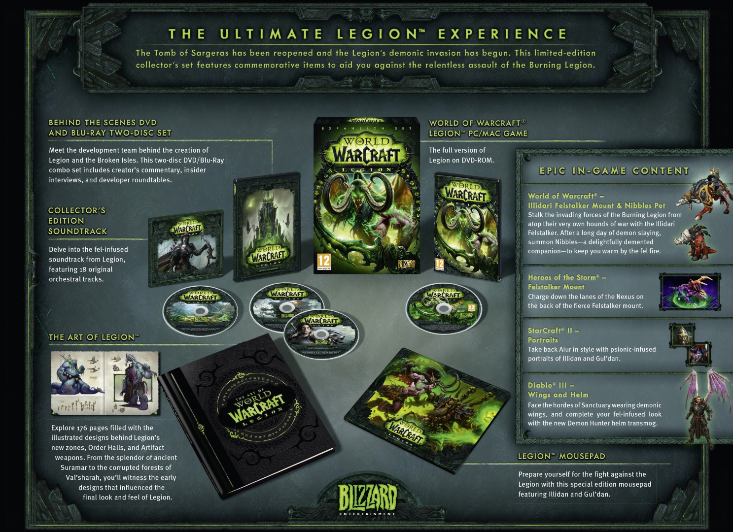 Detta kan du vinna i vår World of Warcraft Legion-tävling.