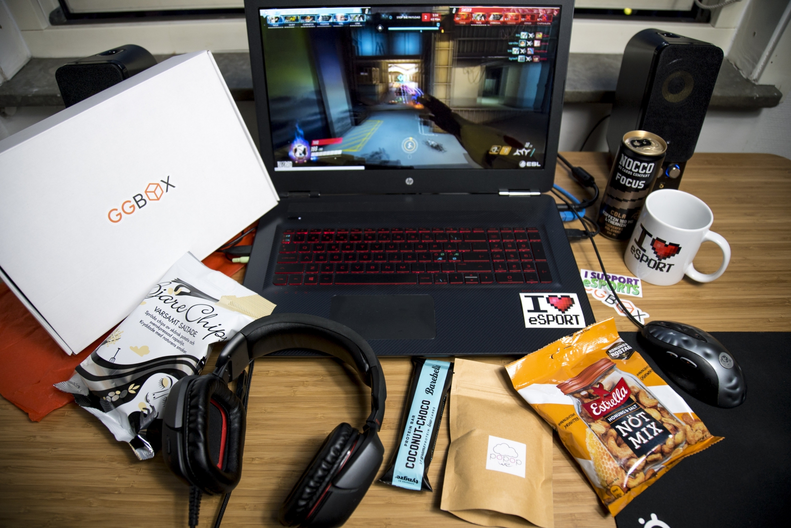 Ett exempel på vad boxen kan innehålla.