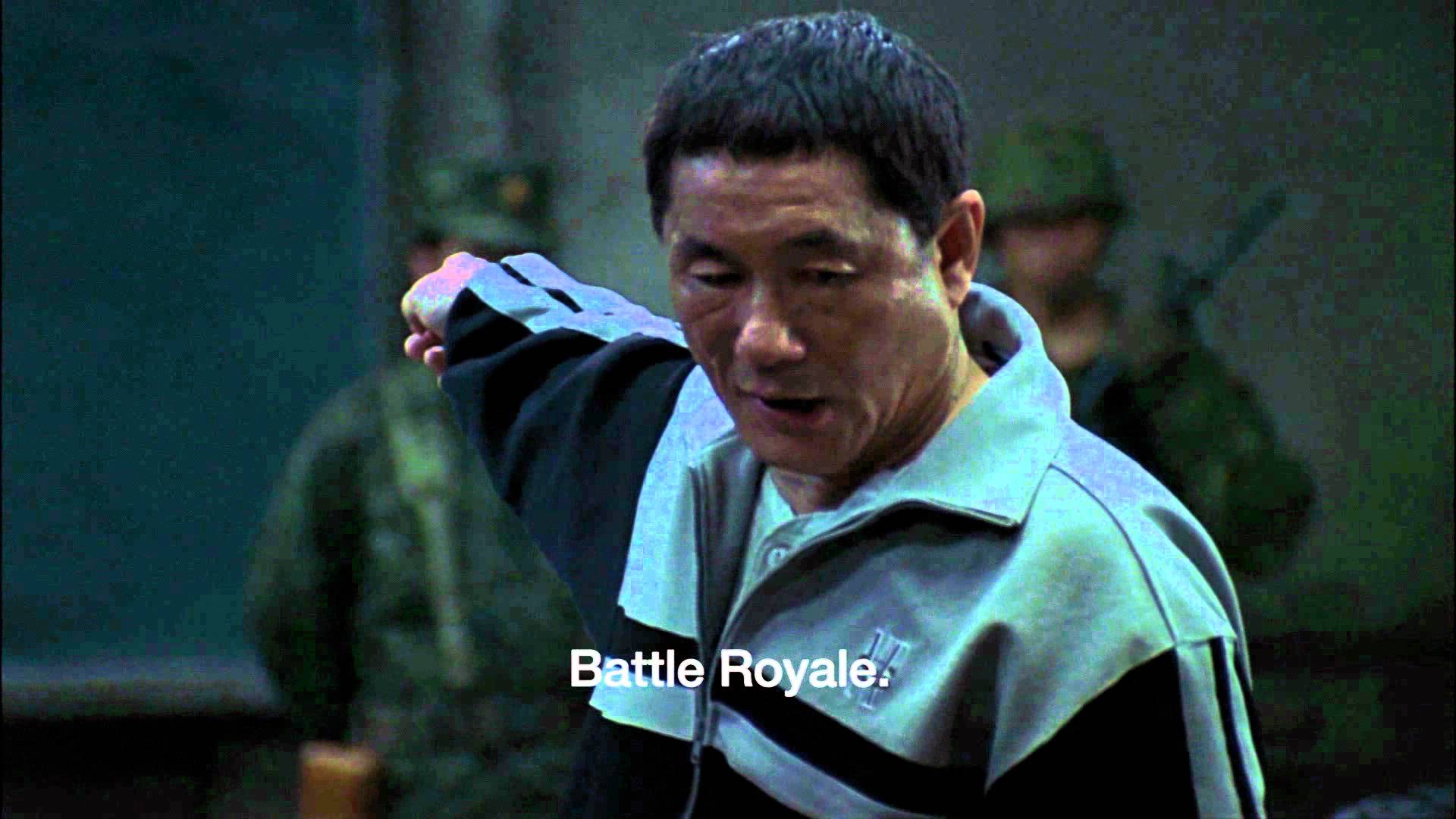 Jag blir alltid sugen på att se den japanska klassikern Battle Royale då PUBG kommer på tal.