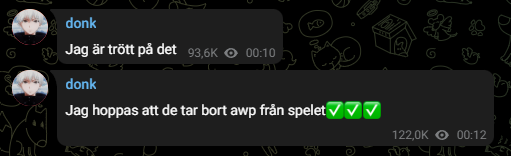 Bildkälla: Skärmdump/Telegram.