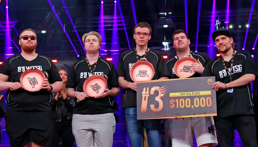 Laget säkrade en tredjeplats i PUBG Global Invitational 2018. Bildkälla: cybersports.com