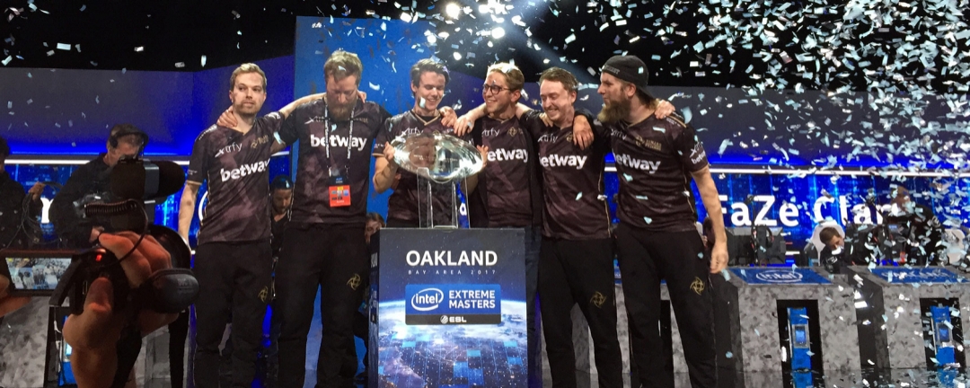 NIP vann IEM Oakland år 2017 och var REZ första turneringsvinst på LAN. Foto: Fragbite.se