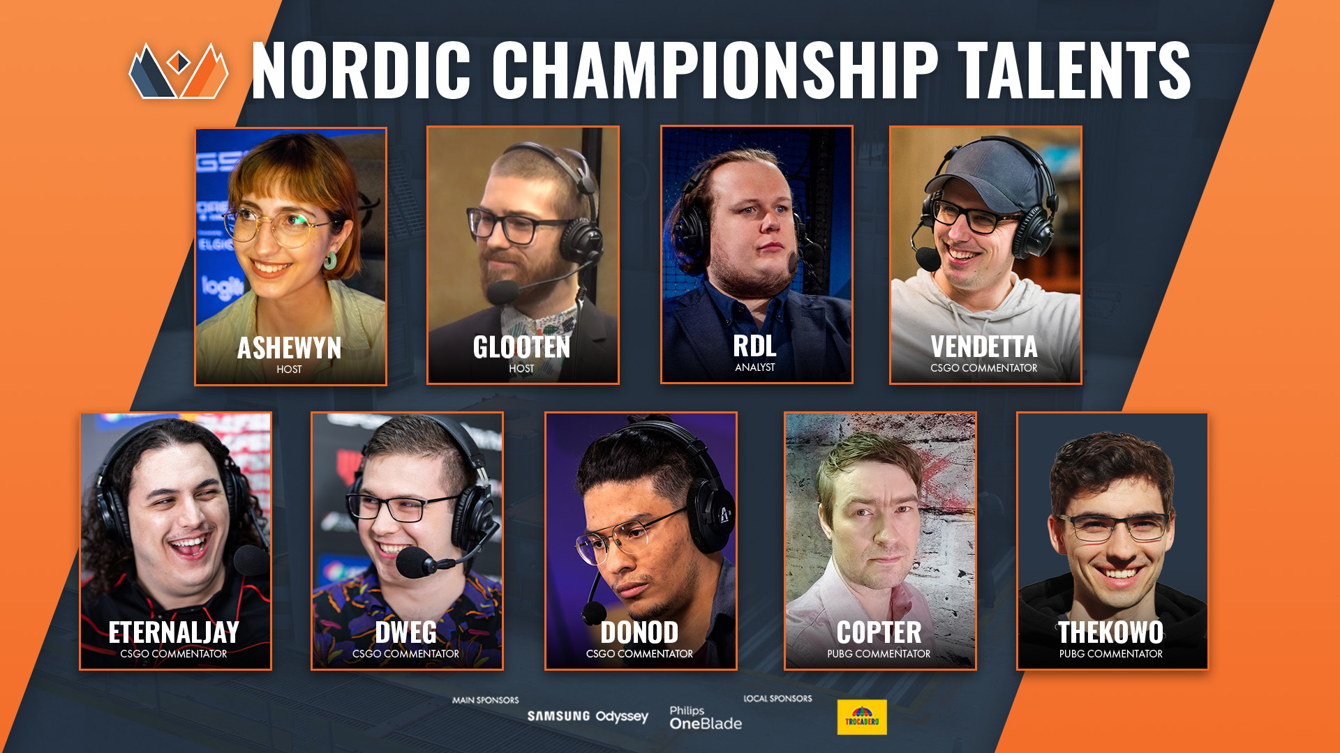 Nordic Championship Talent Lineup for Fragleague Season 9